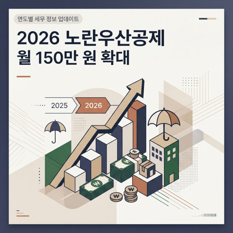 ai thumbnail branding 2026 노란우산공제 월 150만 원 확대 1790477660