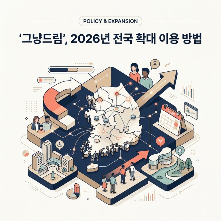 ai thumbnail branding ‘그냥드림 2026년 전국 확대 이용 방법 1790412668