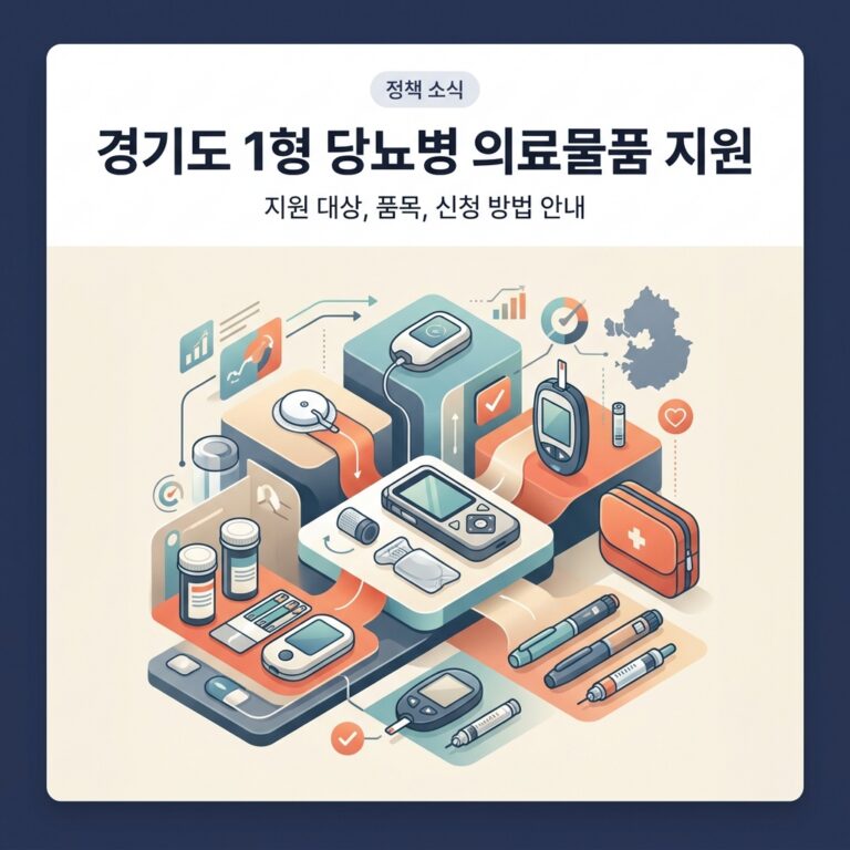 ai thumbnail branding 경기도 1형 당뇨병 의료물품 지원 1788909285